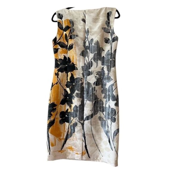 ✨LAFAYETTE 148 NEW YORK 'FAITH' PRINT SLEEVELESS SHEATH SZ 4 DRESS✨ - Picture 7 of 9